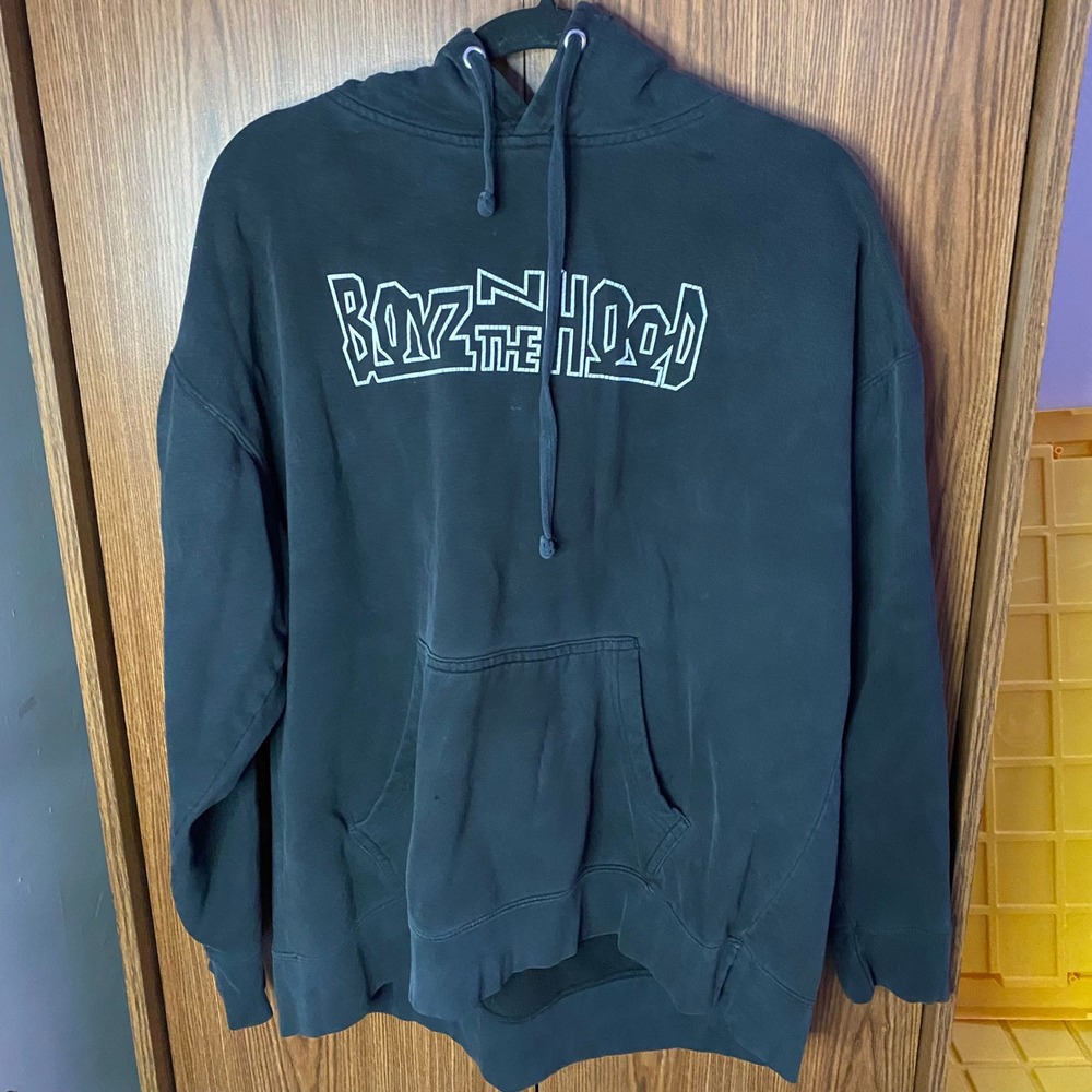 Boyz N The Hood Hoodie Mens XL Black Graphic Movie Poster Streetwear Sweatshirt
